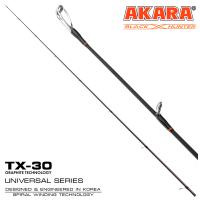 Хлыст для спиннинга Akara Black Hunter XH802 (28-80) 2,44 м