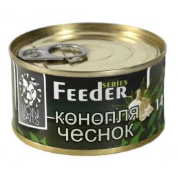 Зерновой микс LION BAITS Feeder, 140мл Конопля/Чеснок