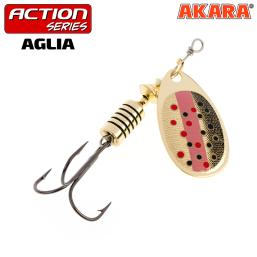 Блесна вертушка Akara Action Series Aglia №00 ( 1.5 гр)