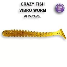Силиконовые приманка Crazy Fish Vibro worm 2" (8шт)