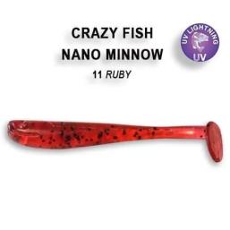 Силиконовые приманка Crazy Fish Nano minnow 1.6" (8шт)