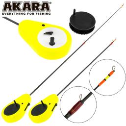 Удочка зимняя Akara SK-2T Yellow (2-8гр), 41 см