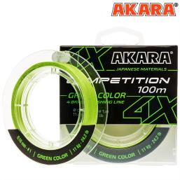 Плетёный шнур Akara Competition Зелёный (100 м)