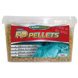 Пеллетс рыболовный CarpArea FD PELLETS Слива, мед, кукуруза, 6-7 мм, 1000 гр