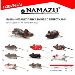 Мышь-незацепляйка Namazu MOUSE с лепестками 76