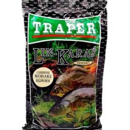 Прикормка рыболовная Traper SEKRET Линь-Карась Красный червь, 1000 гр