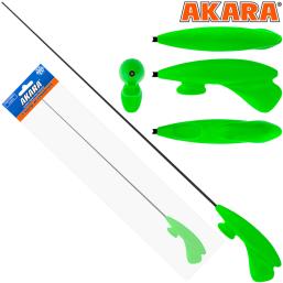 Удочка зимняя Akara RHC-L Green (2-8гр), 39 см