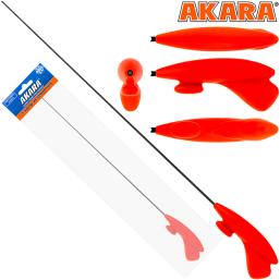 Удочка зимняя Akara RHC-M Red (3-15гр), 39 см