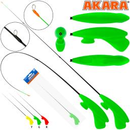 Удочка зимняя Akara RHS-G3R Green (1,5-5гр), 39 см
