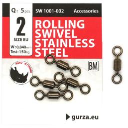 Вертлюг Gurza Rolling Swivel Stainless Steel (5 шт)