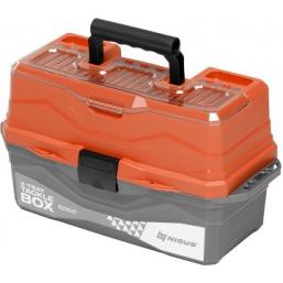 Ящик для снастей трехполочный NISUS Tackle Box, Оранжевый
