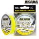 Плетёный шнур Akara Power Action X-4 Жёлтый (135м)
